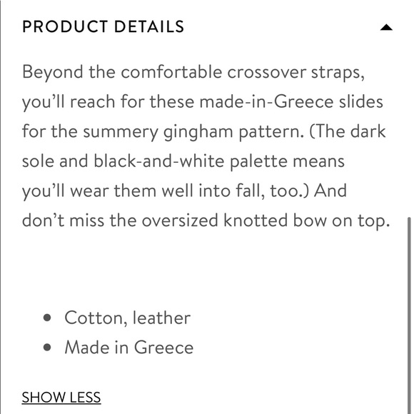 NEW • Ancient Greek Sandals • Thais Gingham Sandal - Picture 3 of 6